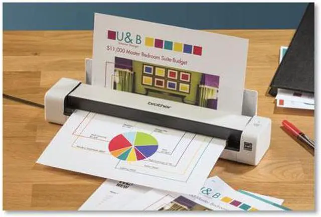 Alt view image 20 of 20 - Brother DSmobile DS-740D 48 bit int./ 24 bit ext. Dual CIS 600 x 600 dpi Duplex Mobile Scanner with Desk Saving Design