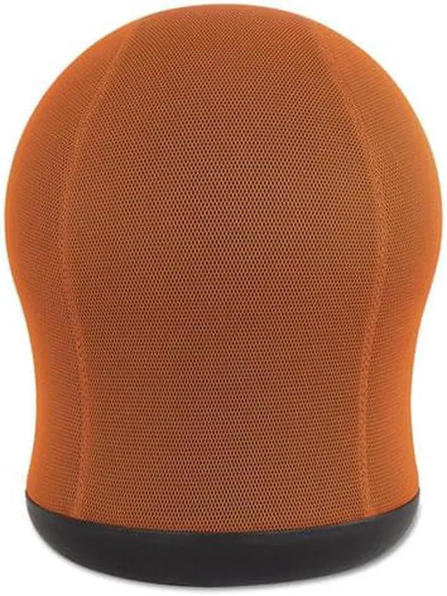 Alt view image 11 of 12 - Safco - 4760OR - Zenergy Swivel Ball Chair, 17 1/2 Diameter x 23 High, Orange Mesh