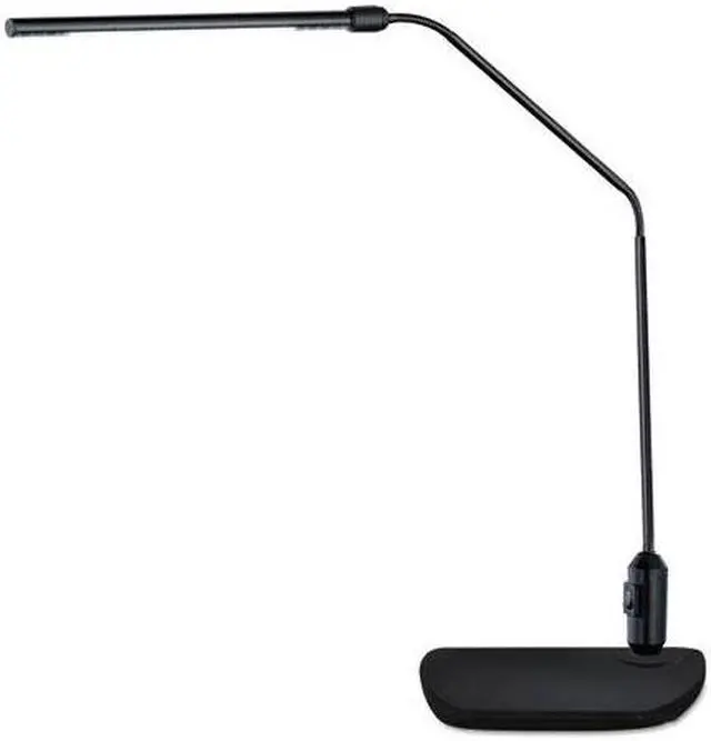 Alt view image 8 of 12 - Alera LED Desk Lamp With Interchangeable Base/Clamp 5.13"wx21.75"dx21.75"h Blk