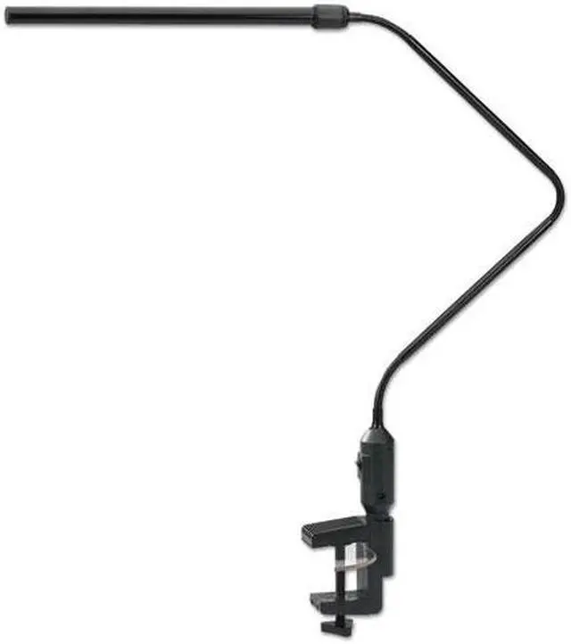 Alt view image 7 of 12 - Alera LED Desk Lamp With Interchangeable Base/Clamp 5.13"wx21.75"dx21.75"h Blk