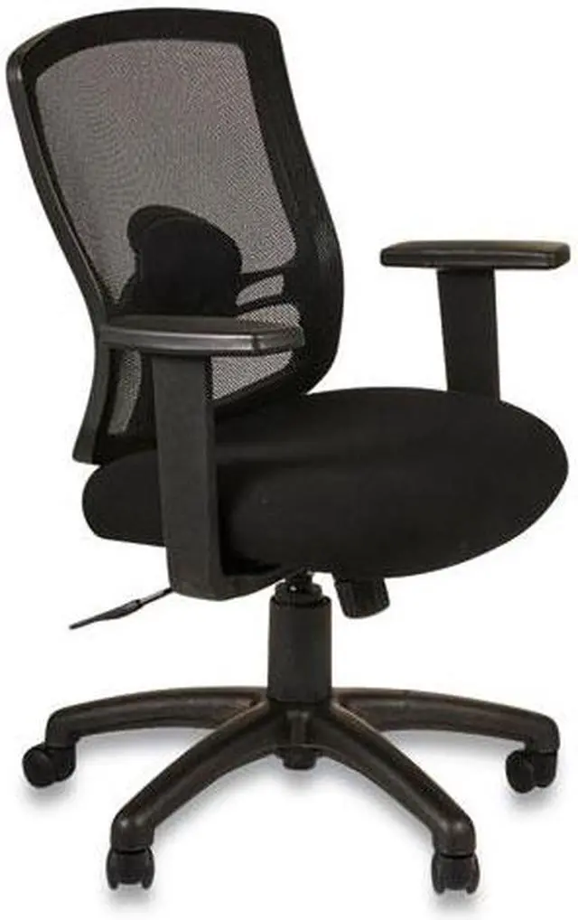 Alt view image 6 of 20 - Alera ALEET4017B Etros Series Mesh Mid-Back Petite Swivel/Tilt Chair