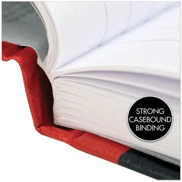 Alt view image 20 of 20 - Black n' Red Casebound Notebook Legal Rule 11 3/4 x 8 1/4 White 96 Sheets D66174