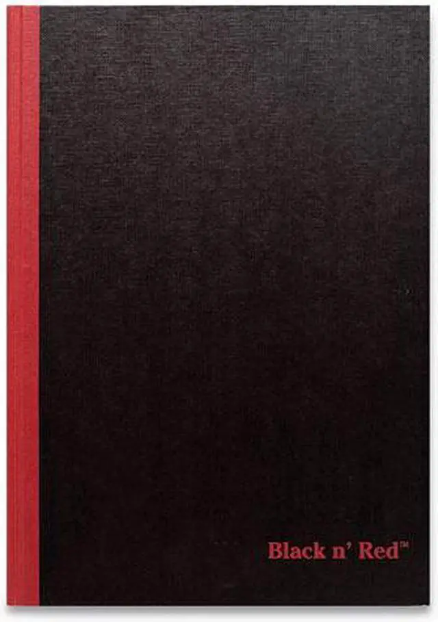 Alt view image 19 of 20 - Black n' Red Casebound Notebook Legal Rule 11 3/4 x 8 1/4 White 96 Sheets D66174