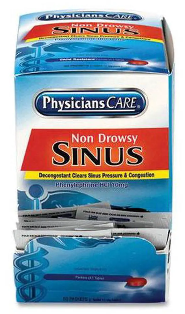 Alt view image 18 of 20 - PhysiciansCare First Aid,Sinus Tablet,Oe 90087