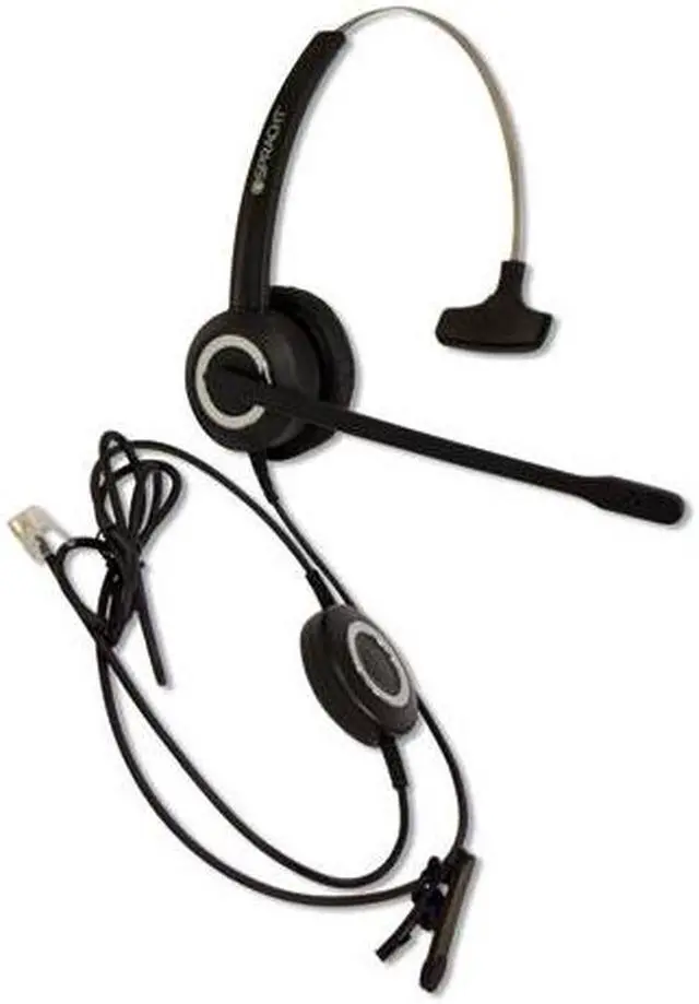 Alt view image 9 of 17 - Zum RJ9M Universal Desktop Headset - Monaural