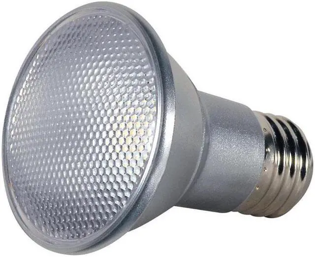 Alt view image 6 of 7 - Satco 50W Equivalent Warm White PAR20 Medium Dimmable LED Floodlight Light Bulb