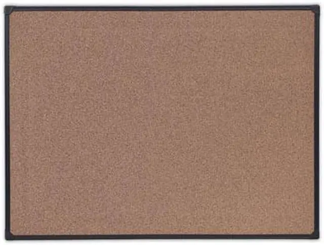 Alt view image 10 of 18 - Tech Cork Board, 48 x 36, Cork, Black Frame 43023