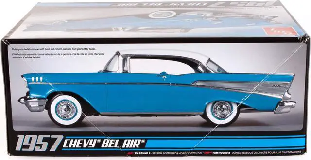 Alt view image 8 of 20 - 1957 Chevy Bel Air 1/25 Scale Plastic Model Kit AMT