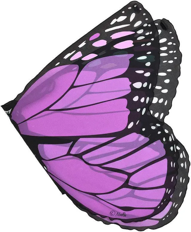 Alt view image 18 of 20 - Douglas Toys Dreamy Dress-ups Purple Monarch Butterfly Fabric Wings