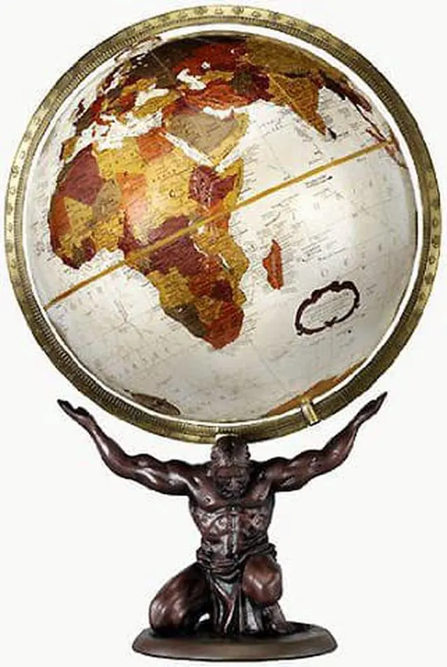 Alt view image 3 of 3 - Replogle Globes Zeus Persuades Atlas Globe
