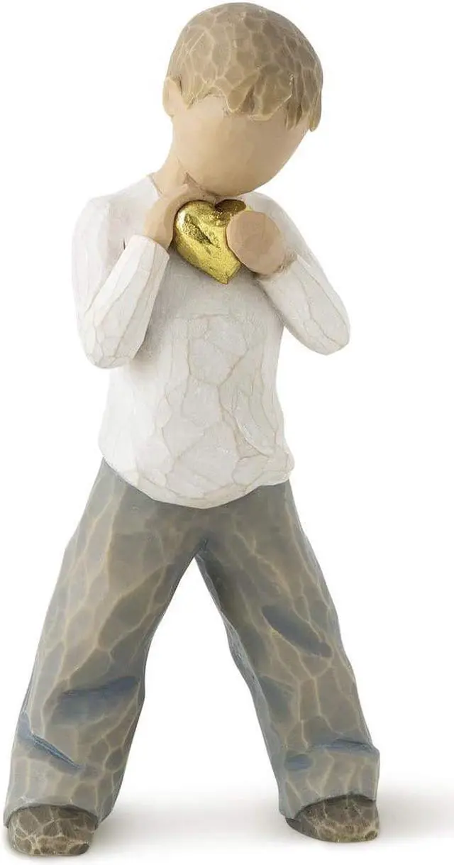 Alt view image 2 of 7 - Willow Tree Heart of Gold, Sculpted Hand-Painted Figure