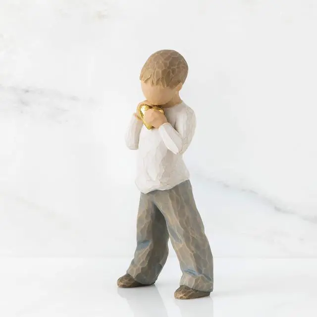 Alt view image 4 of 7 - Willow Tree Heart of Gold, Sculpted Hand-Painted Figure