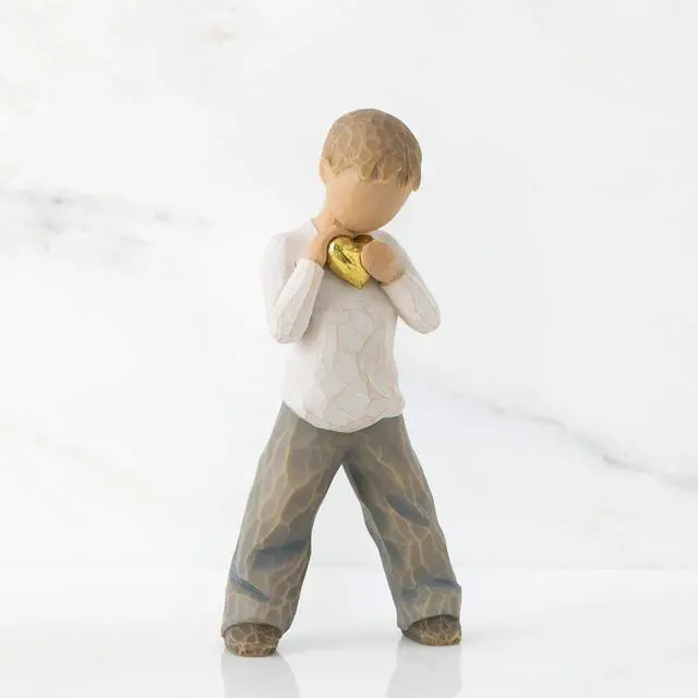 Alt view image 3 of 7 - Willow Tree Heart of Gold, Sculpted Hand-Painted Figure