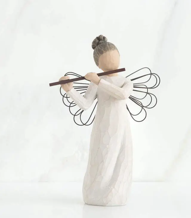 Alt view image 2 of 6 - Willow Tree Angel of Harmony, Sculpted Hand-Painted Figure