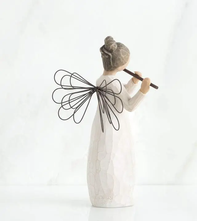 Alt view image 3 of 6 - Willow Tree Angel of Harmony, Sculpted Hand-Painted Figure