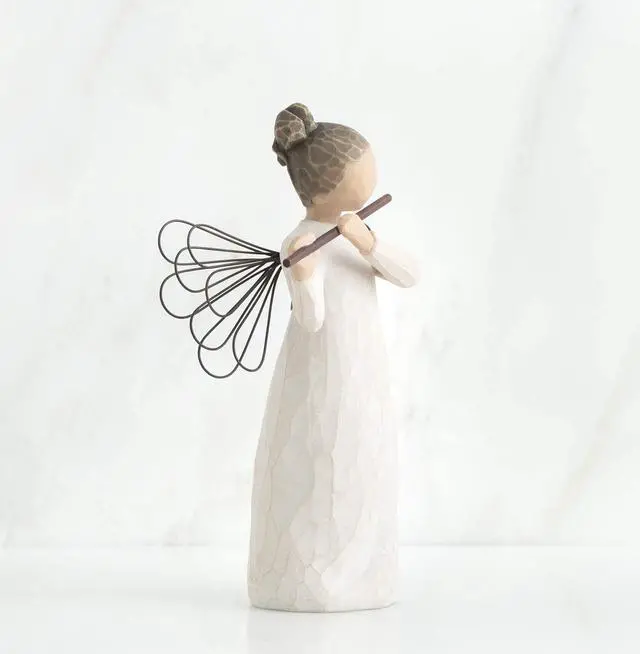 Alt view image 4 of 6 - Willow Tree Angel of Harmony, Sculpted Hand-Painted Figure