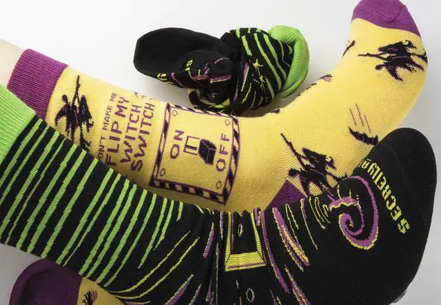 Alt view image 3 of 4 - Primitives by Kathy LOL Made You Smile Silly-Socks, One Size, Secretly a Witch