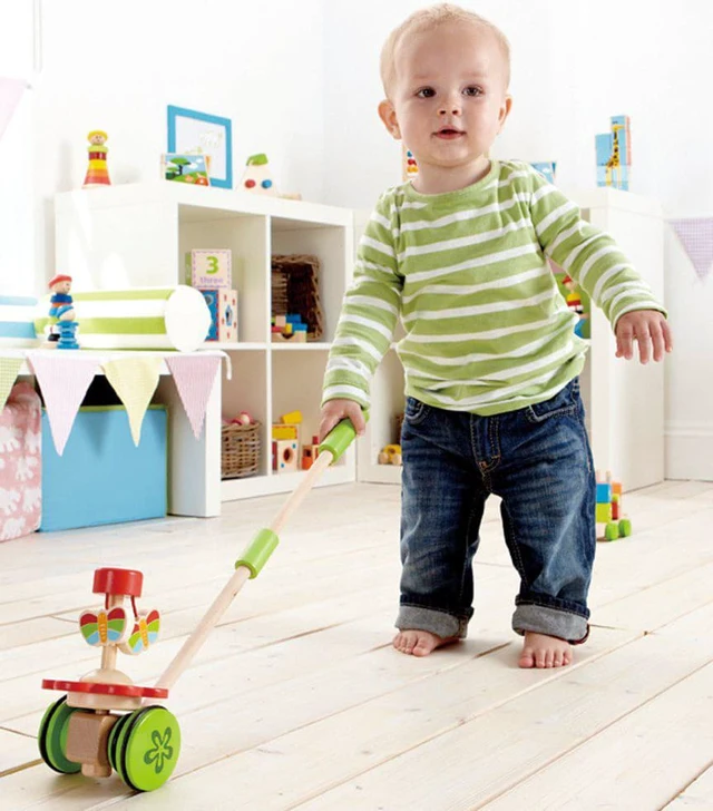Alt view image 4 of 8 - award winning hape dancing butterflies push and pull