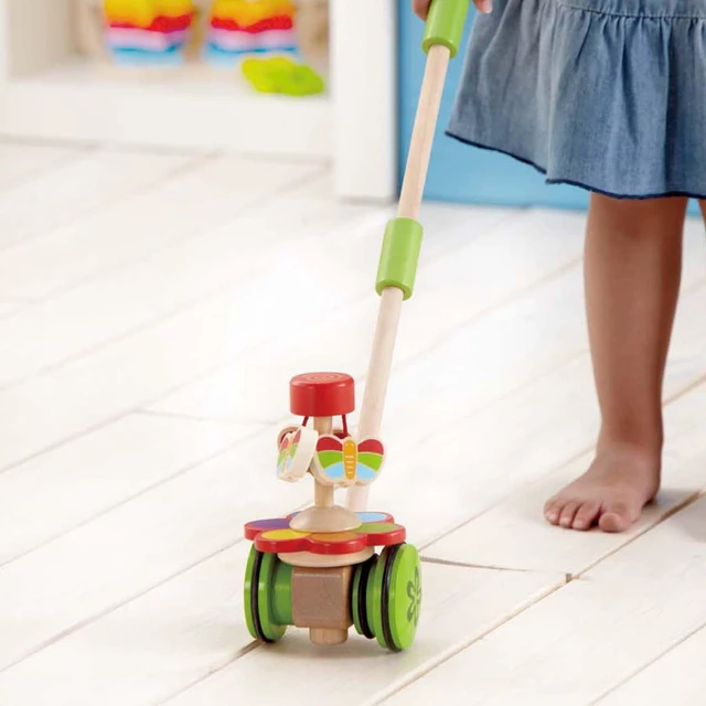 Alt view image 6 of 8 - award winning hape dancing butterflies push and pull