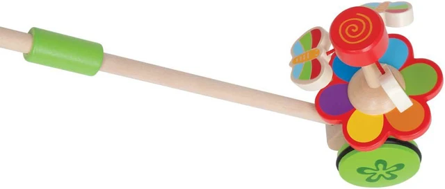 Alt view image 8 of 8 - award winning hape dancing butterflies push and pull