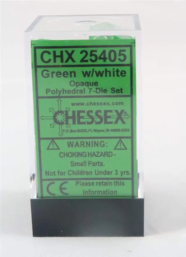 Alt view image 3 of 9 - Chessex Dice Set
