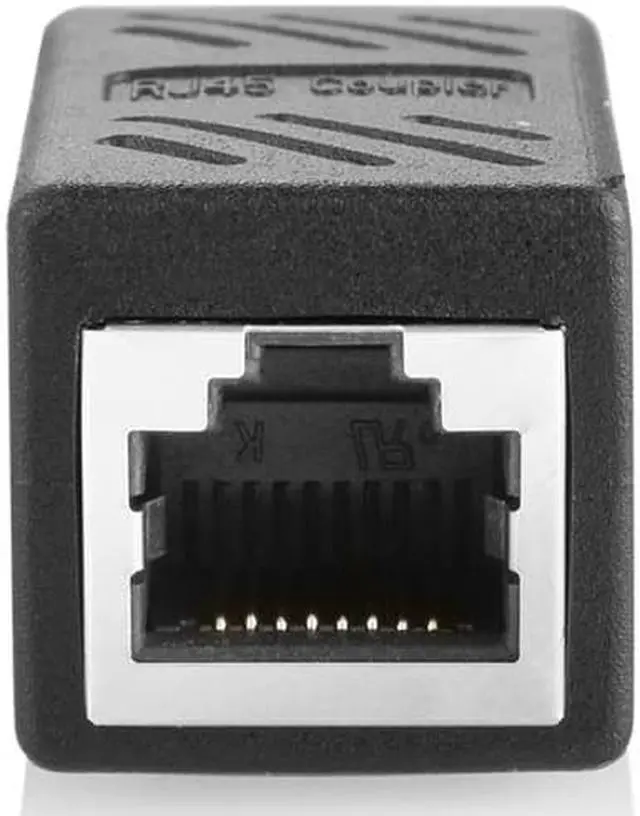 Alt view image 2 of 4 - Female to Female Network LAN Connector Adapter Coupler Extender RJ45 Ethernet Cable Extension Converter 2pcs