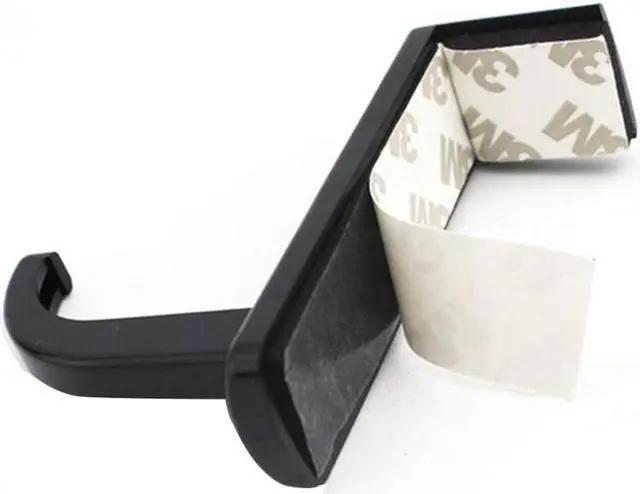 Alt view image 7 of 7 - Universal Headphone Hanger PC Monitor Desk Headset Stand Holder Hook 2 pcs