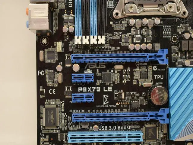 Alt view image 3 of 8 - ASUS P9X79 LE LGA 2011 Intel X79 USB 3.0 ATX Intel Motherboard with USB BIOS