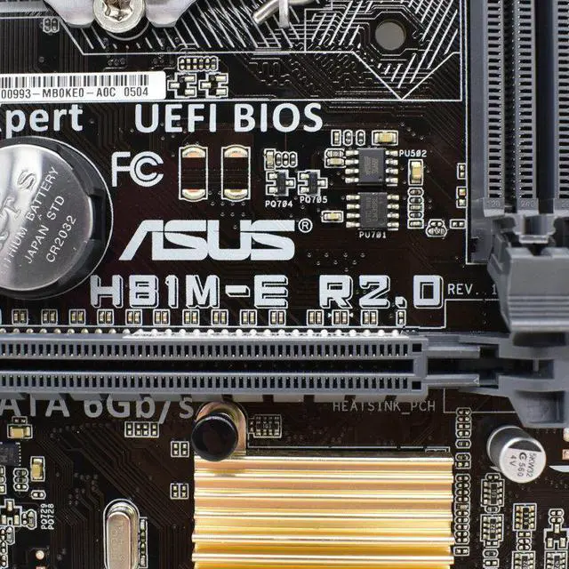 Alt view image 5 of 6 - ASUS H81M-E R2.0 motherboard Socket LGA 1150 DDR3 H81 SATA3 USB3.0 Desktop Motherboard