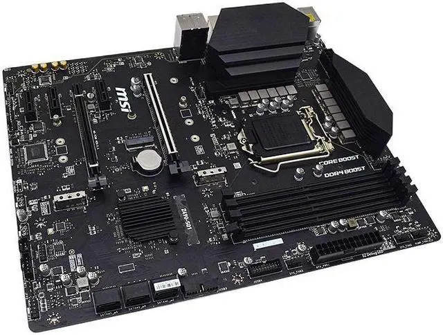 Alt view image 5 of 10 - MSI Z490-S01 LGA 1200 Intel Z490 Gaming PC Motherboard ddr4 128G Core i9 10900K i7 10700K cpus 2×M.2 PCI-E 3.0 HDMI USB 3.2 ATX
