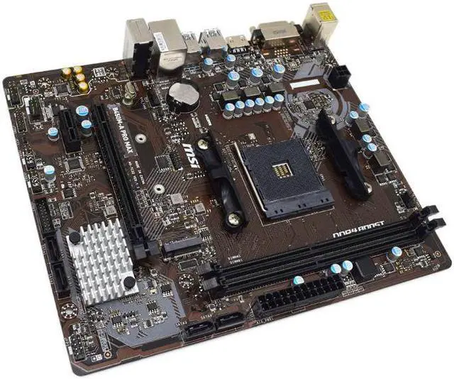 Alt view image 4 of 10 - MSI B450M-A PRO MAX Motherboard B450 Motherboard AM4 Support AMD Ryzen 5 5600g 5600x Cpus DDR4 32G M.2 PCIe 3.0 USB3.2 Micro ATX