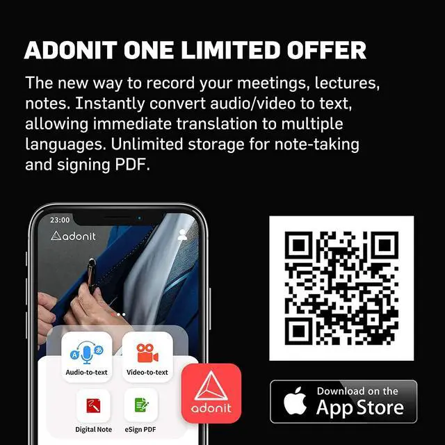 Alt view image 6 of 7 - Adonit Note+ Digital Pencil with Palm Rejection, Pressure Sensitivity, Support Tilt Stylus for iPad Pro 3rd, 4th Gen (11/12.9 Inch), iPad 6 , 7, 8th Gen, iPad Air 3, 4th Gen, iPad Mini 5th Gen (Black)