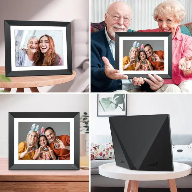 Alt view image 5 of 7 - FULLJA 11 Inch WiFi Digital Picture Frame with IPS Touch Screen, FHD Display 16GB Storage, Electronic Cloud Wifi Digital Frames Share Photos/Videos Via Email APP Remotely, Support Video Music