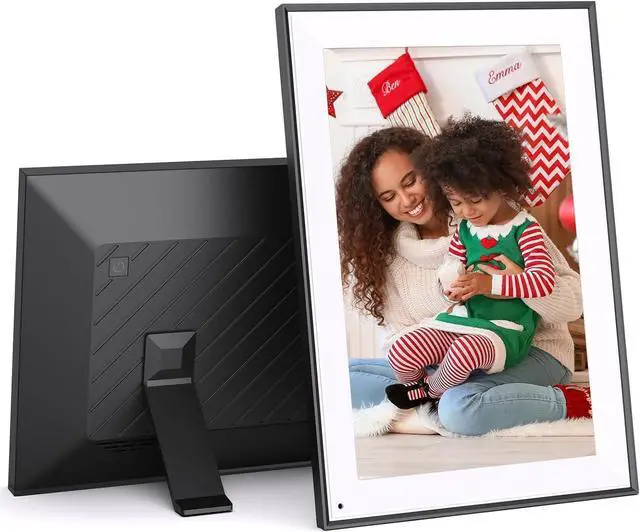 Main image of Fullja WiFi Photo-Frame 10.1-Inch Digital Picture-Frame, HD Touch Screen, 32GB, Full Function, Instantly Share Photos/Videos via VPhoto APP, Email, Unlimited Could Storage