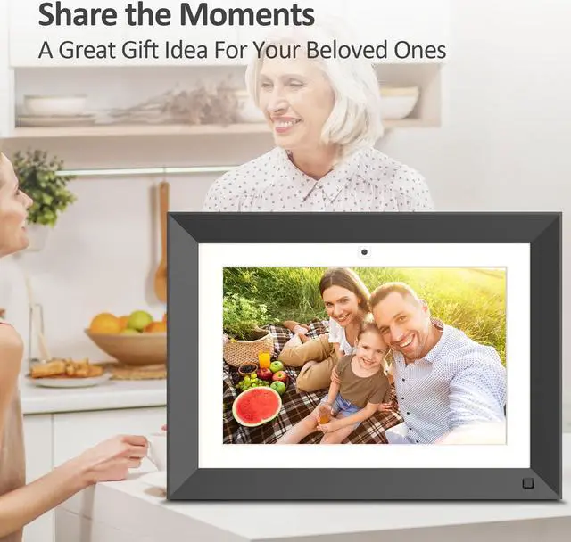 Alt view image 7 of 7 - FULLJA WiFi Digital Picture Frame – 10 inch Video Calling Device with IPS Touch Screen FHD Display – Smart Video Call on Your Digital Photo Frame Via App