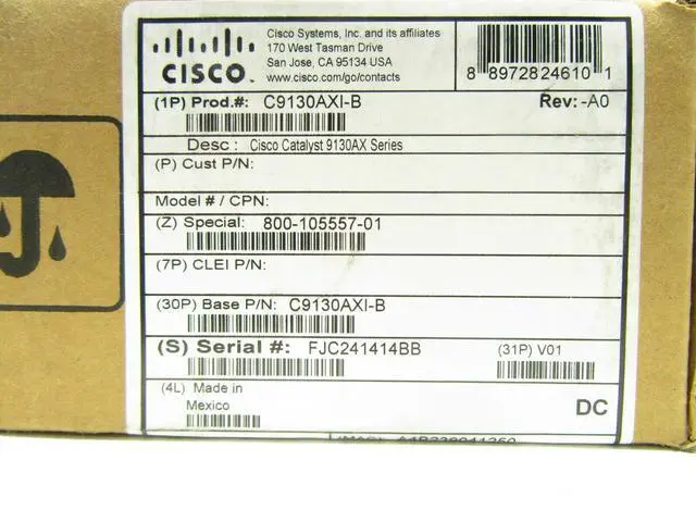 Alt view image 4 of 6 - Cisco C9130AXI-B Catalyst 9130AXI Wireless Access Point 9130AX Series