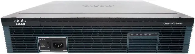 Alt view image 2 of 3 - CISCO 2900 CISCO2921-SEC/K9-RF 2921 Integrated Services Router 3 x 10/100/1000Mbps LAN Ports