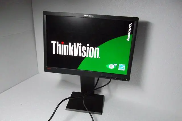 Alt view image 5 of 5 - Lenovo L1951PWD 1440 x 900 Resolution 19" WideScreen LCD Flat Panel Computer Monitor Display