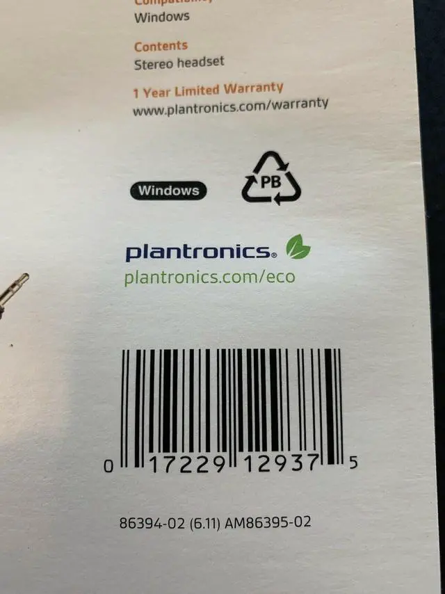 Alt view image 9 of 8 - PLANTRONICS .Audio 326 Supra-aural Stereo Headset