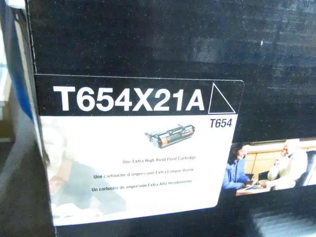 Alt view image 2 of 2 - Lexmark T654X21A Extra High Yield Toner Cartridge - Black