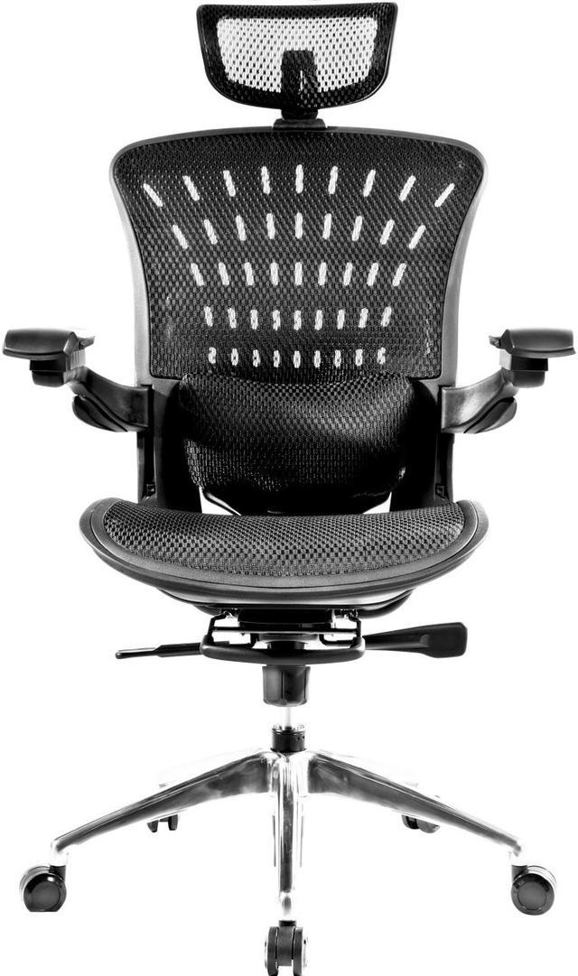 Kelay Mesh Office Chair - Ergonomic Desk Accessories for Work - Adjustable Head Rest, Seat, Height, Tilt Tension, Armrest, Lumbar Pillow-Swivel Seat with Back and Posture Support Systems (Black) Office Chairs -
