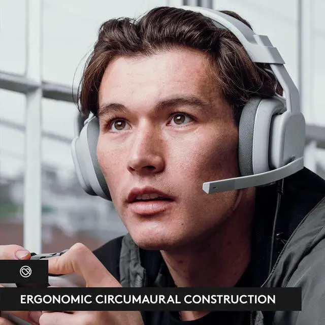 Alt view image 6 of 7 - A10 Gaming Headset Gen 2 Wired - Over-Ear Headphones with flip-to-Mute Microphone, 32 mm Drivers, for Xbox Series X|S, One, Playstation 5/4, Nintendo Switch, PC, Mac Grey