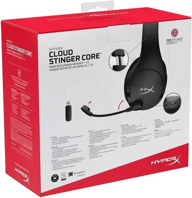 Alt view image 6 of 7 - HyperX Cloud Stinger Core  Wireless Lightweight Gaming Headset, DTS Headphone:X spatial audio, Noise Cancelling Microphone, For PC, Black