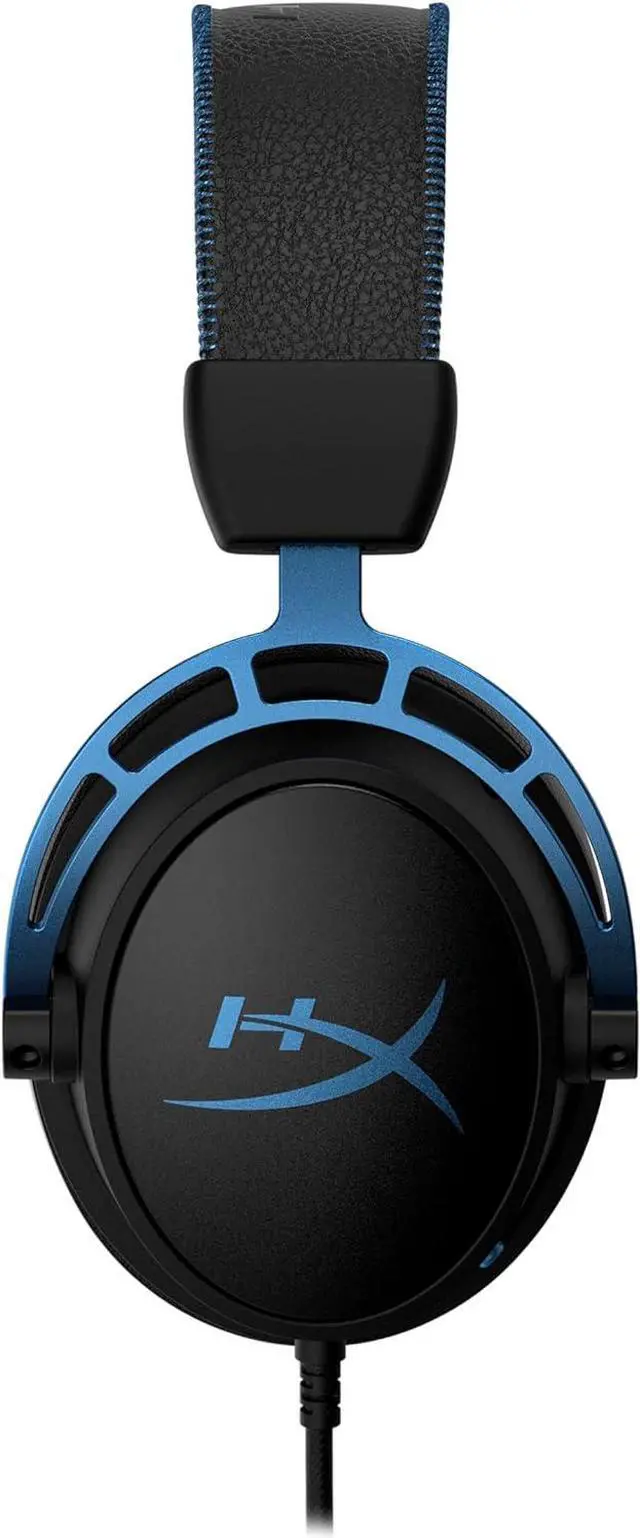 Alt view image 3 of 7 - HyperX Cloud Alpha S - PC Gaming Headset, 7.1 Surround Sound, Adjustable Bass, Dual Chamber Drivers, Chat Mixer, Breathable Leatherette, Memory Foam, and Noise Cancelling Microphone - Blue
