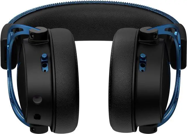 Alt view image 4 of 7 - HyperX Cloud Alpha S - PC Gaming Headset, 7.1 Surround Sound, Adjustable Bass, Dual Chamber Drivers, Chat Mixer, Breathable Leatherette, Memory Foam, and Noise Cancelling Microphone - Blue