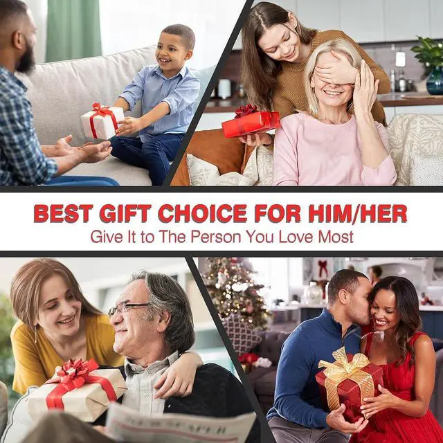 Alt view image 2 of 6 - Handheld Massage Gun Deep Tissue 6 Speeds Cordless Handheld Muscle Massager with 4 Heads,Type-C Charging,Gifts for Mom/Dad,Gold.
