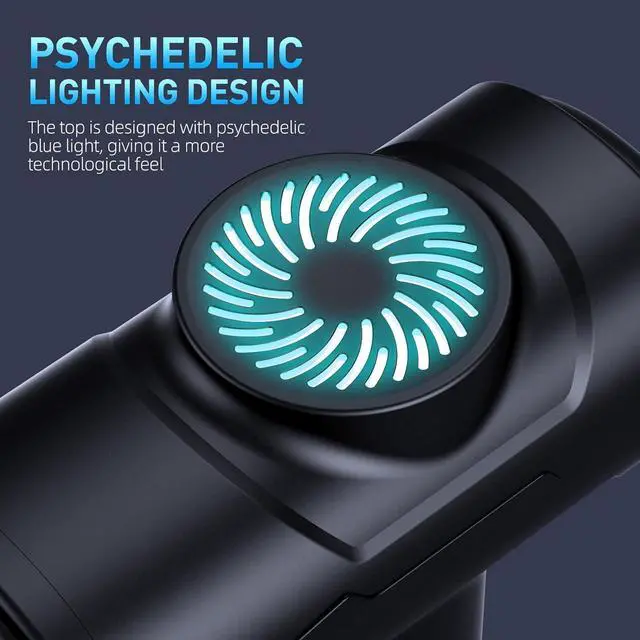 Alt view image 5 of 8 - Massage Gun,Massage Gun Deep Tissue for Pain Relief with 7 Massage Heads  6 Speeds and Carrying Case (Black)