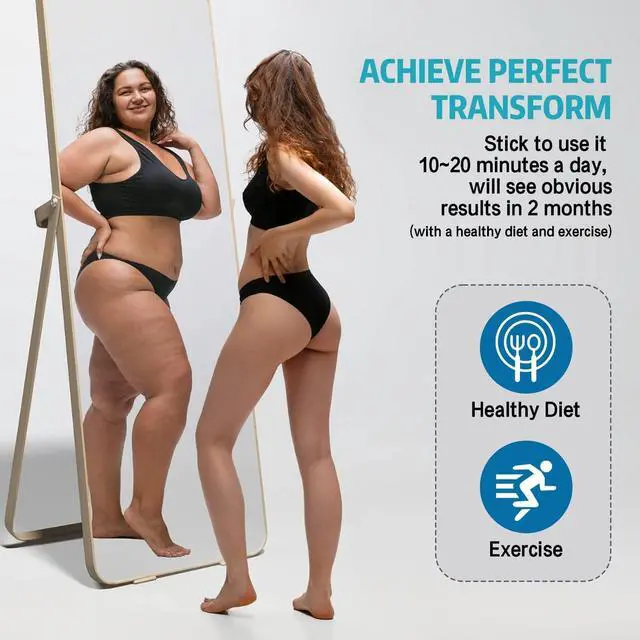 Alt view image 7 of 7 - Caytraill Cellulite Massager Body Sculpting Machine  Body Sculpting Massager with 6 Washable Pads, Adjustable Speeds  Electric Handheld Massager for Belly, Waist, Legs, Arms, Butt