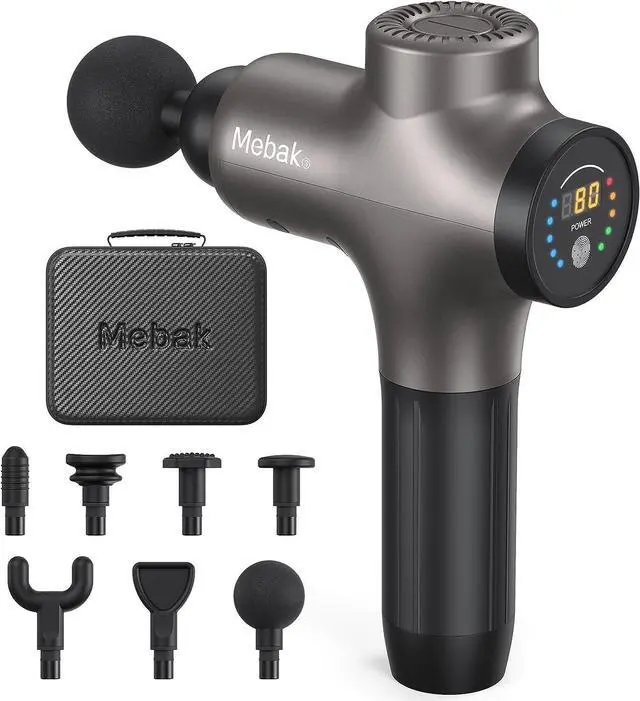 Main image of Massage Gun, Massage Gun Deep Tissue for Athletes, Professional Muscle Percussion Massage Gun, Massager Gun for Shoulder Leg Back Body Pain Relief, Quiet Portable Sport Massager, Gifts for Him