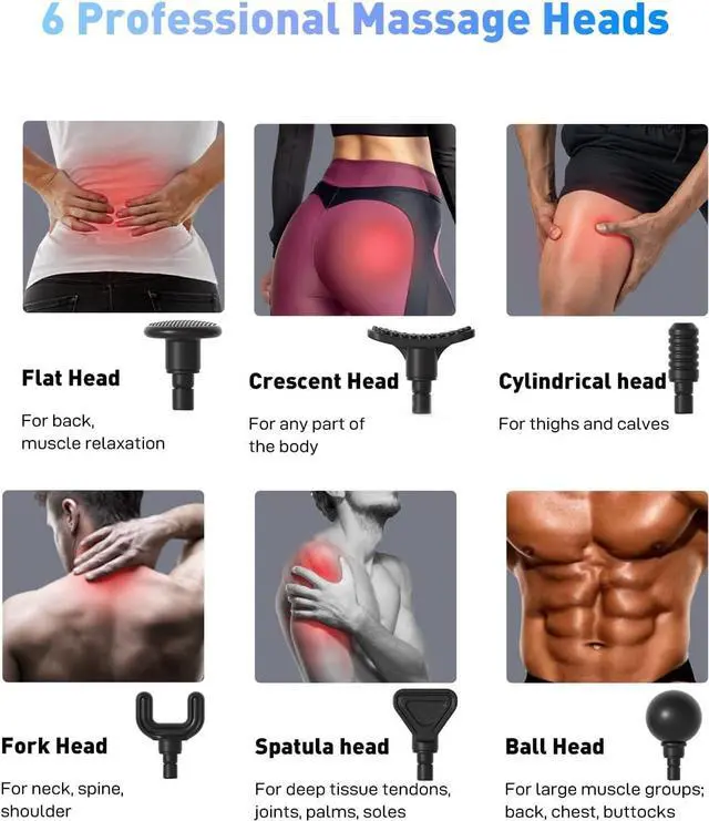 Alt view image 2 of 7 - Massage Gun Mini, Portable Mini Massage&Gun with 10 Speeds and Type-C Charging, Mini Massage&Gun Deep Tissue for Relaxation, Muscle&Massager&for Pain Relief, Mom Birthday Gifts